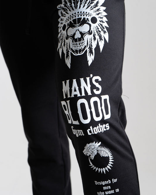 JOGGER URÓBOROS BLOOD - BLACK